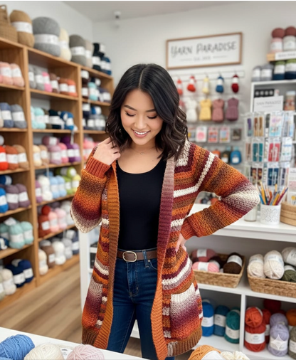 Suzette Raglan Crochet Cardigan Pattern + Video Tutorial (PDF)