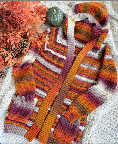 Suzette Raglan Crochet Cardigan Pattern + Video Tutorial (PDF)